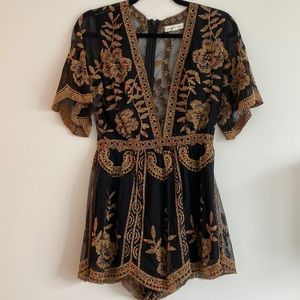 Honey Punch Romper - Bohemian Hippie